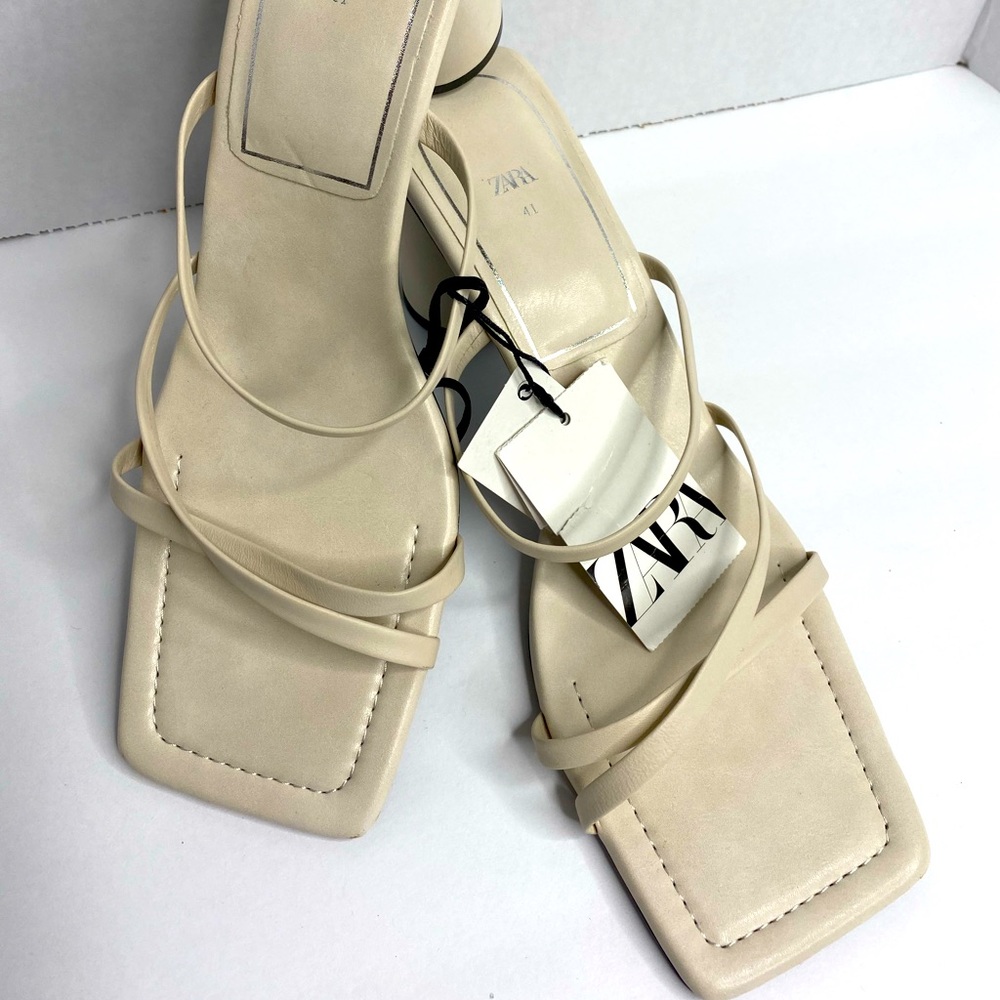 Zara Open Sandal Heels